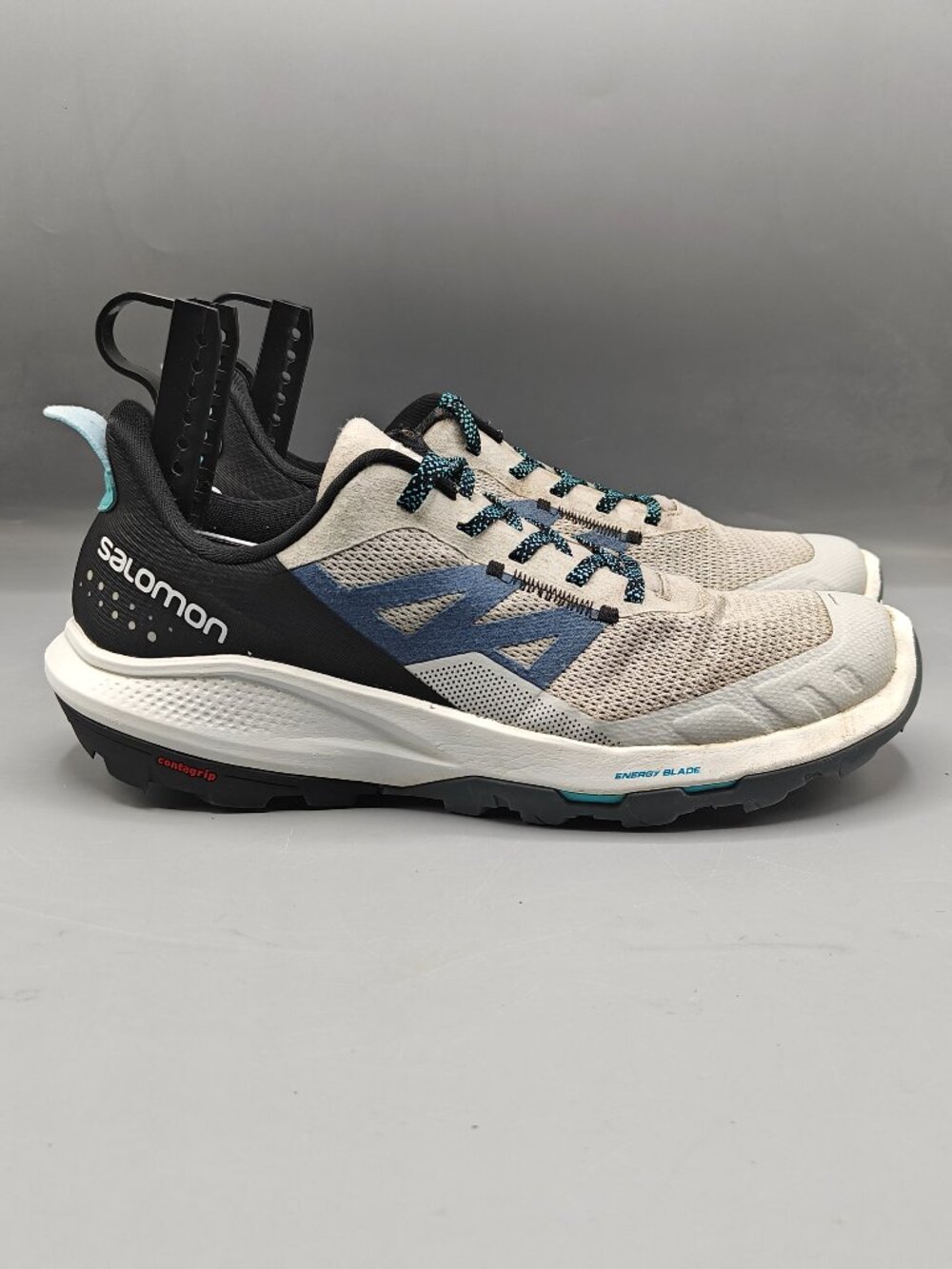 Salomon OUTpulse Shoes Women's 8.5 Gray Trail Running Hiking Sneakers 471531